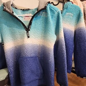 Justice Turquoise and Navy Ombre Hoodie